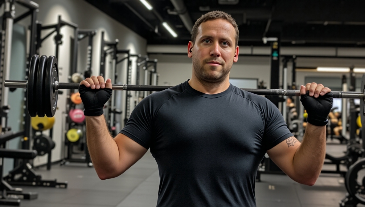 Alexander Engel beim Personal Training (KI-generiertes Bild)